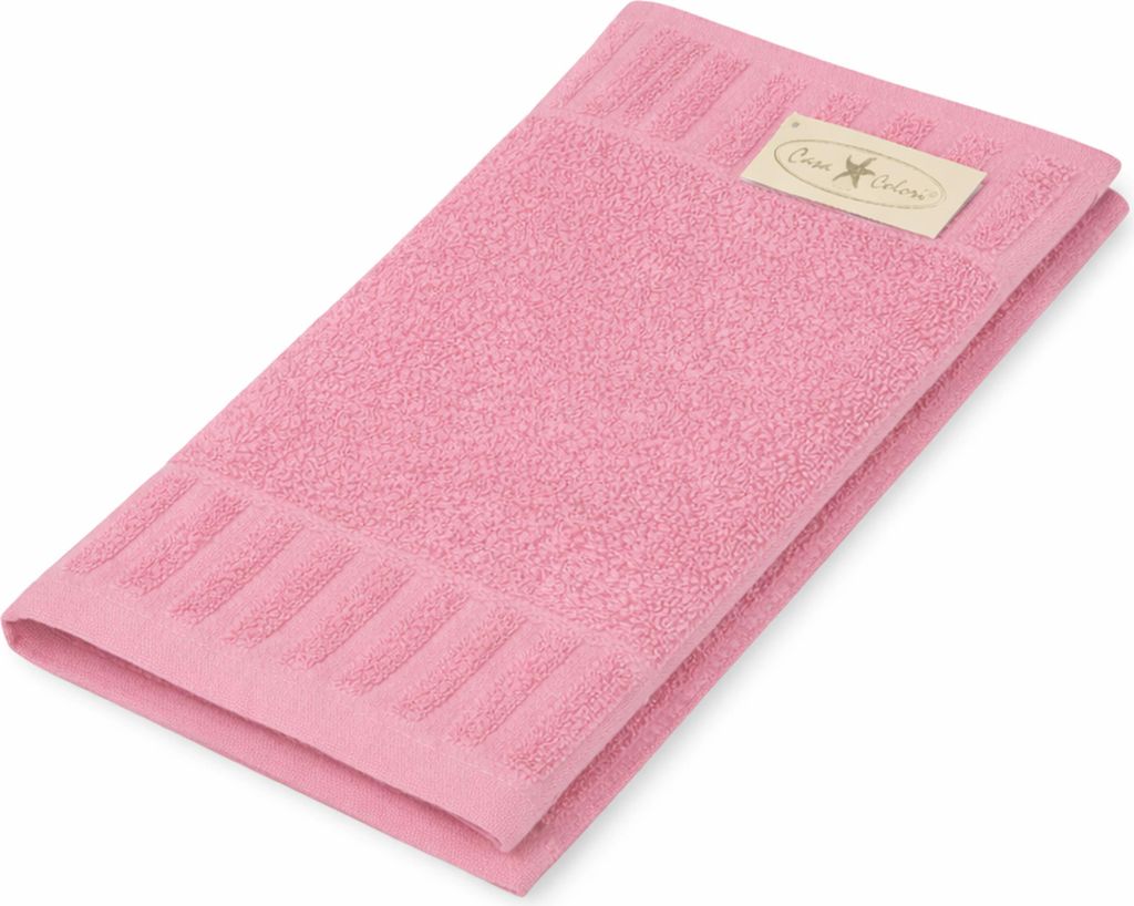 Casa Colori Frottier Seiftuch 30x30cm 30 x 30 cm altrosa Hohe Farbbrillanz, Einfache Pflege