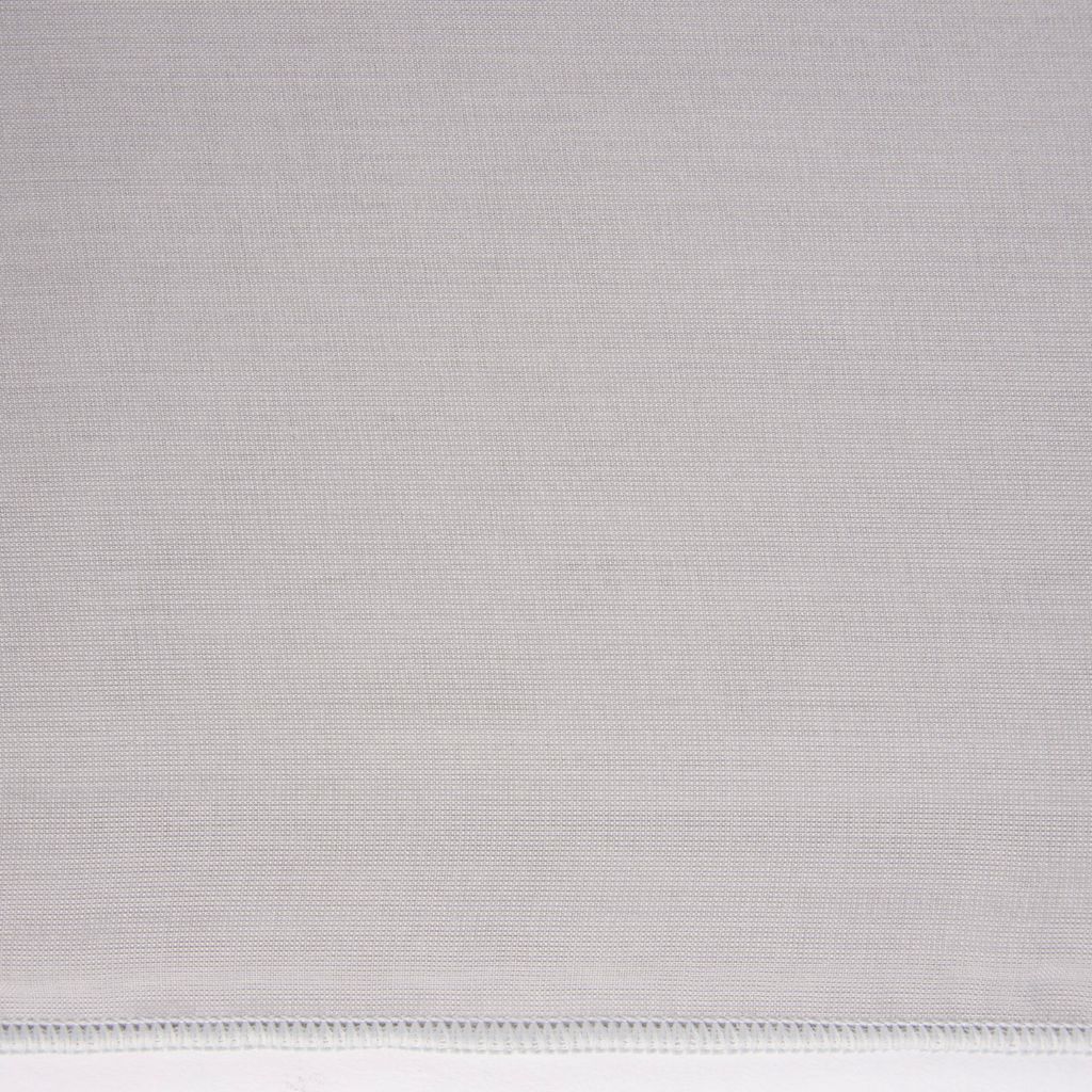 Gardinenstoff Stores Batistoptik transparent grau Bleiband 300cm hoch