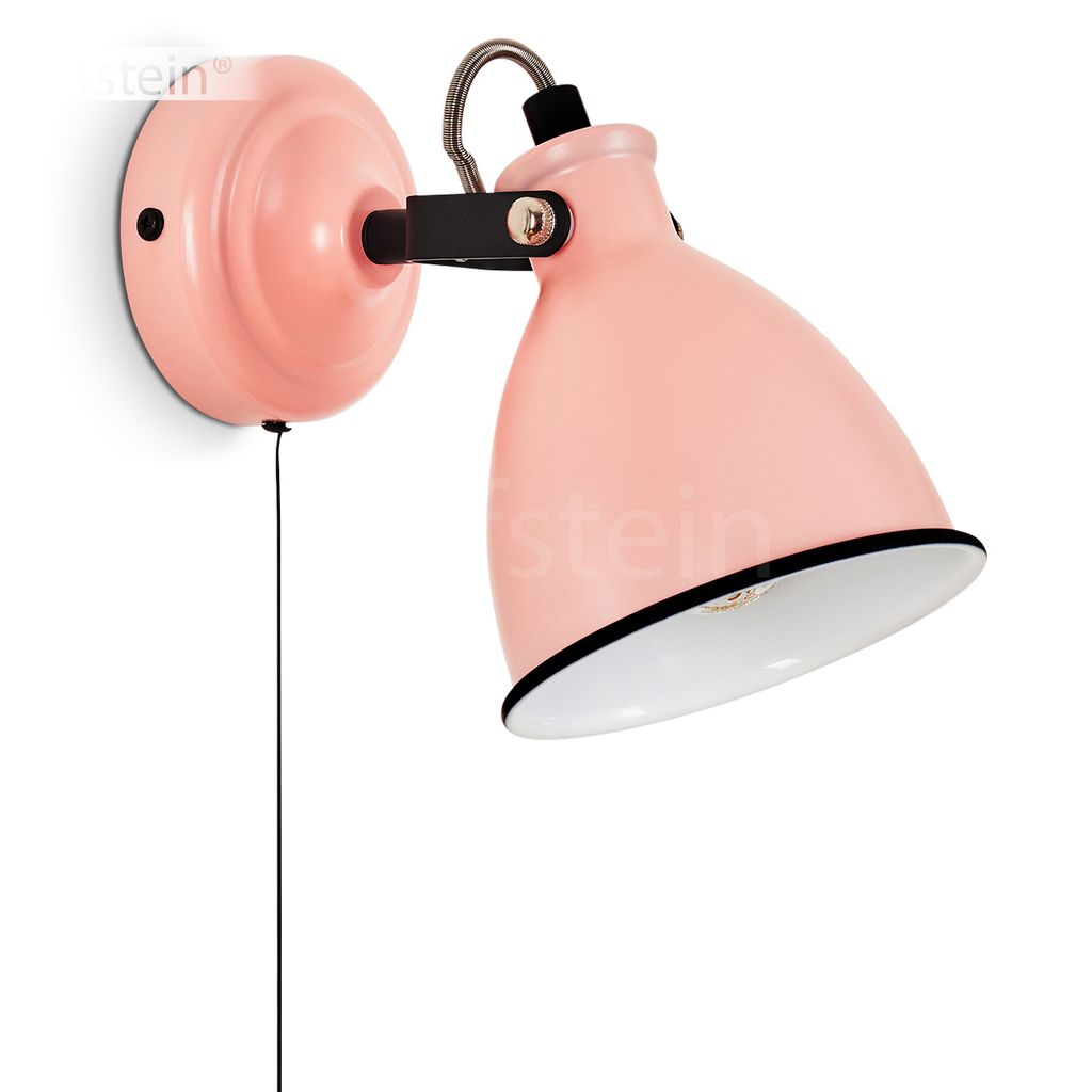 Spadacenta »Spadacenta« Wandlampe, Metall, Pink matt/Weiß/Schwarz
