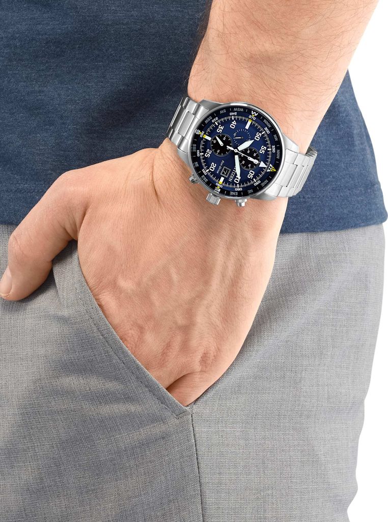 Citizen CA0690-88L Eco-Drive Chronograph Herrenuhr 44mm Produktbild 18