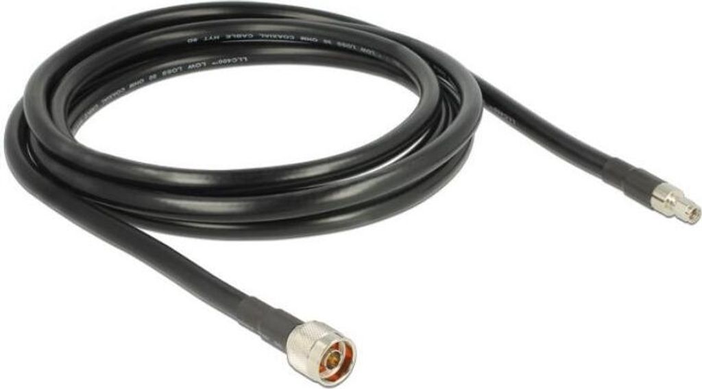 DELOCK HF Kabel RP-SMA -> N St/St 3.00m low loss