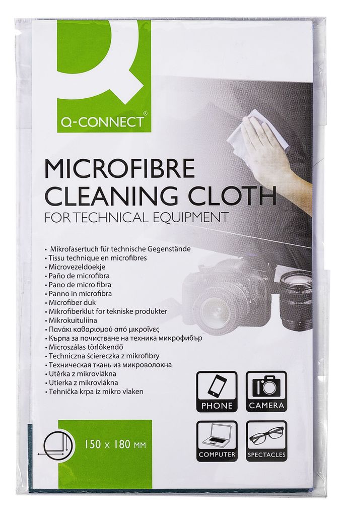 Q-CONNECT - Q-CONNECT Mikrofaser-Reinigungstuch für technische Anlagen
