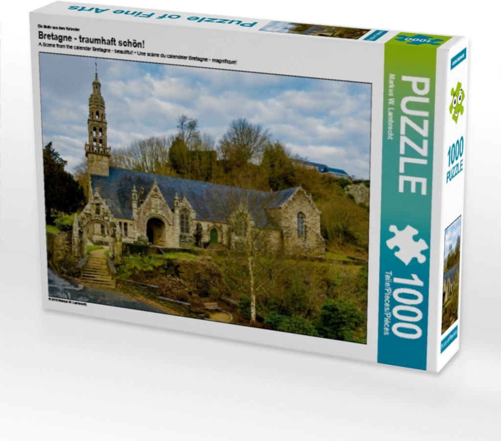 CALVENDO Puzzle Ein Motiv aus dem Kalender Bretagne - traumhaft schön! 1000 Teile Puzzle quer | 1000 Teile Lege-Größe 64x48cm Foto-Puzzle für g...