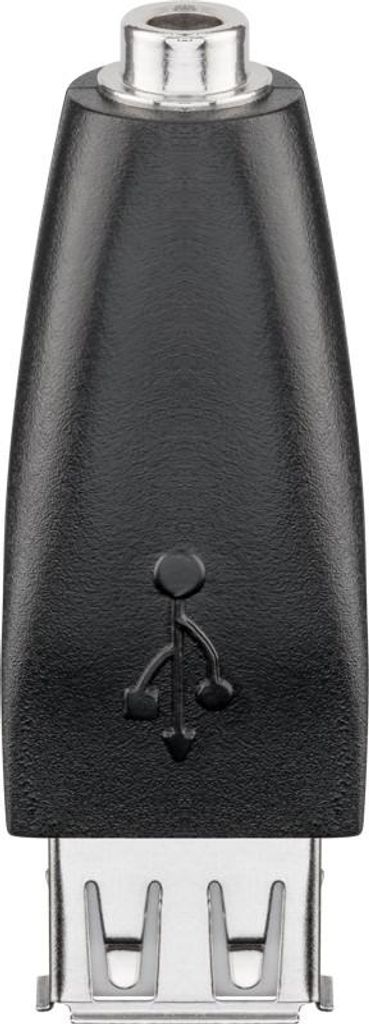 Goobay 93982, USB-A, 3.5mm, Čierna Obrázok produktu 