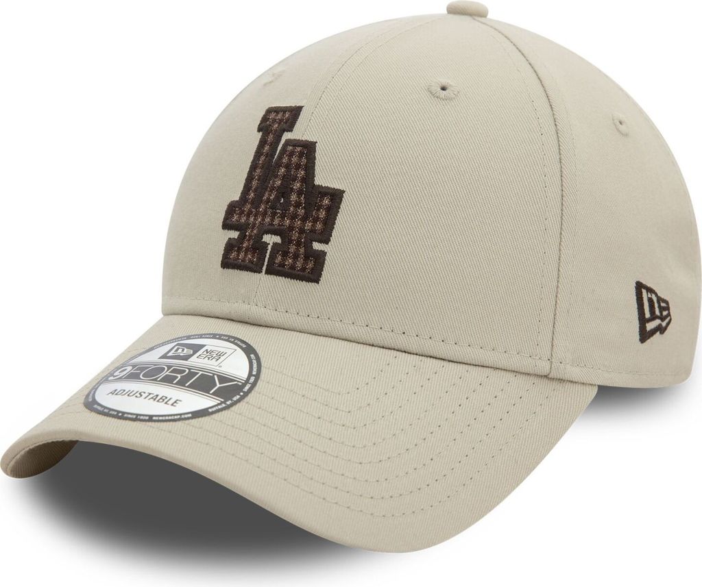 New Era Check Infill 9forty La Dodgers Kappe Beige  Mann Produktbild 