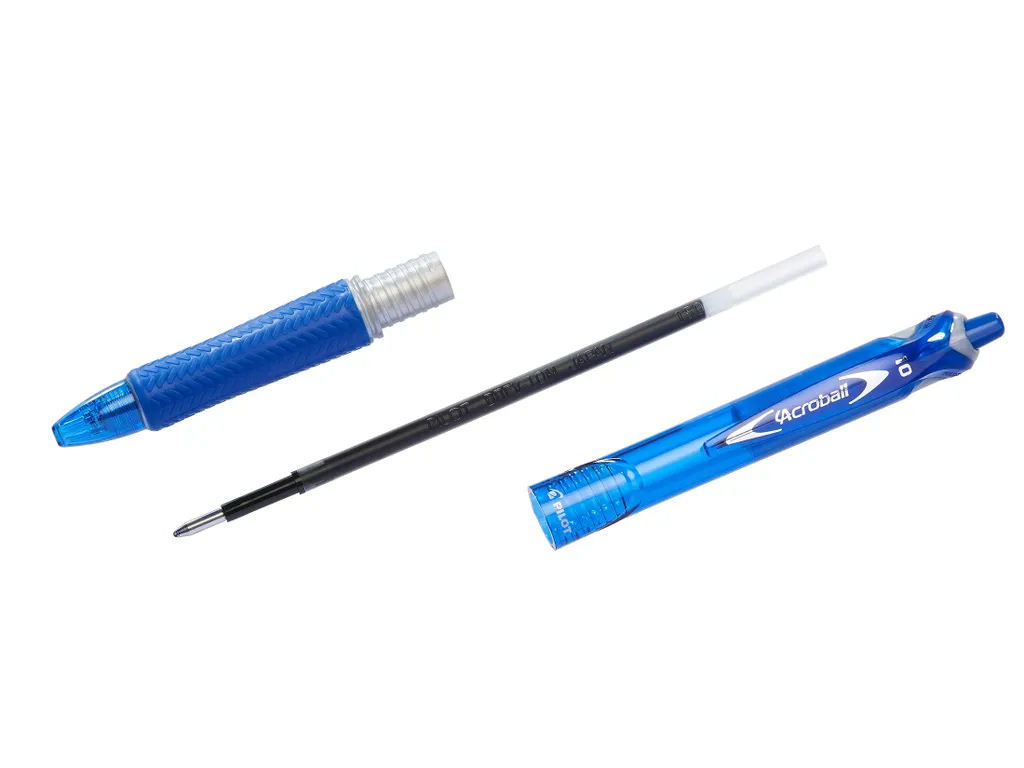 Pilot Acroball M Stylos Bille Rétractables Medium - Boîte de 10 Unités - 12