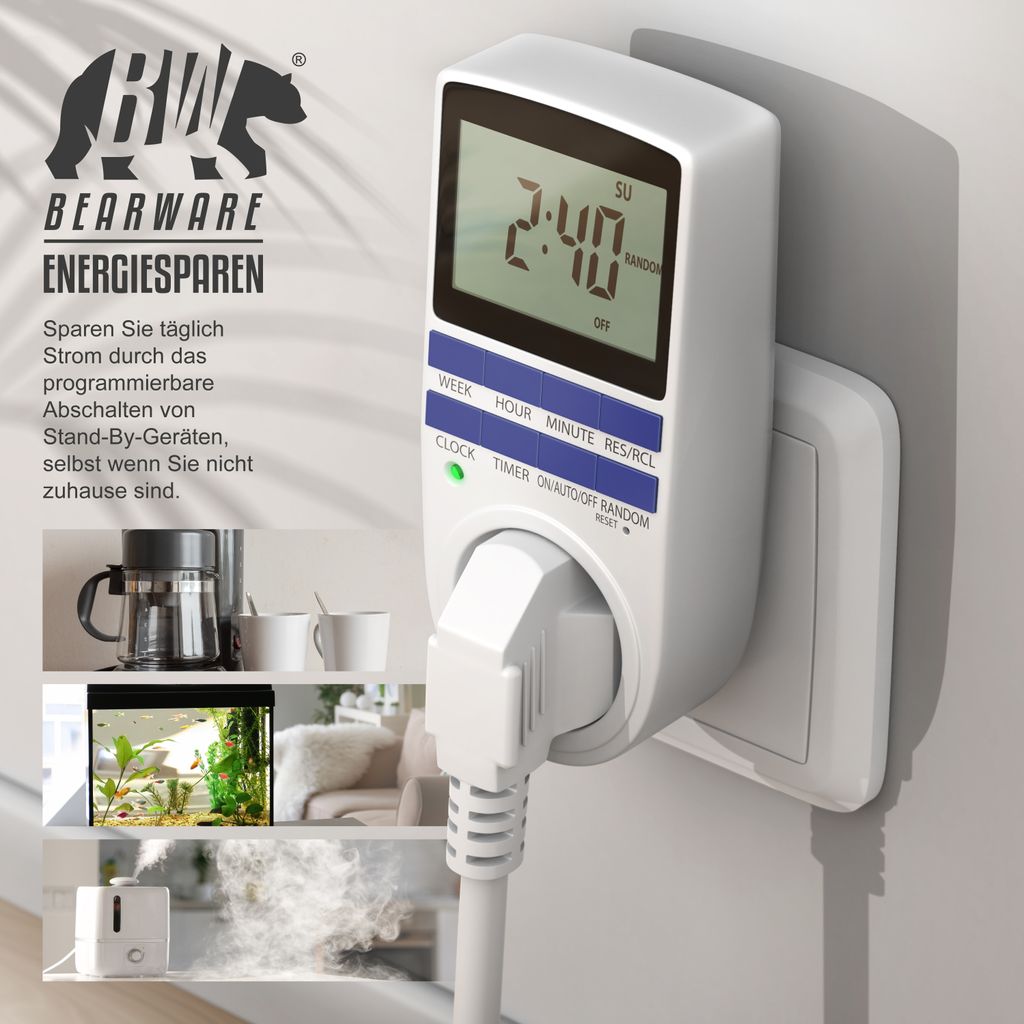 Produktbild von USB-Timer Programmierbar – Countdown-Zeitschaltuhr Mit 24h-Zyklus, USB-Schalter Für Aquarium, Büro, Haushalt & Automatisierung