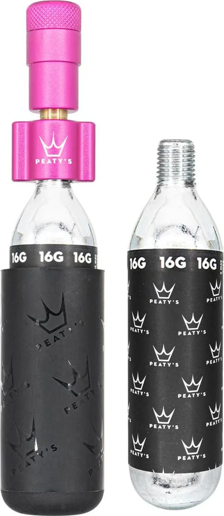 Kit Holeshot Punch Peaty's Gonfleur CO2 en Aluminium CNC Ergonomique