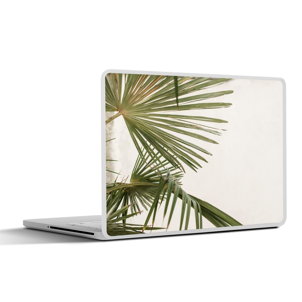 MuchoWow Laptop Aufkleber Sticker Cover Palme - Blätter - Grün 30x22 cm - Laptop-Sticker