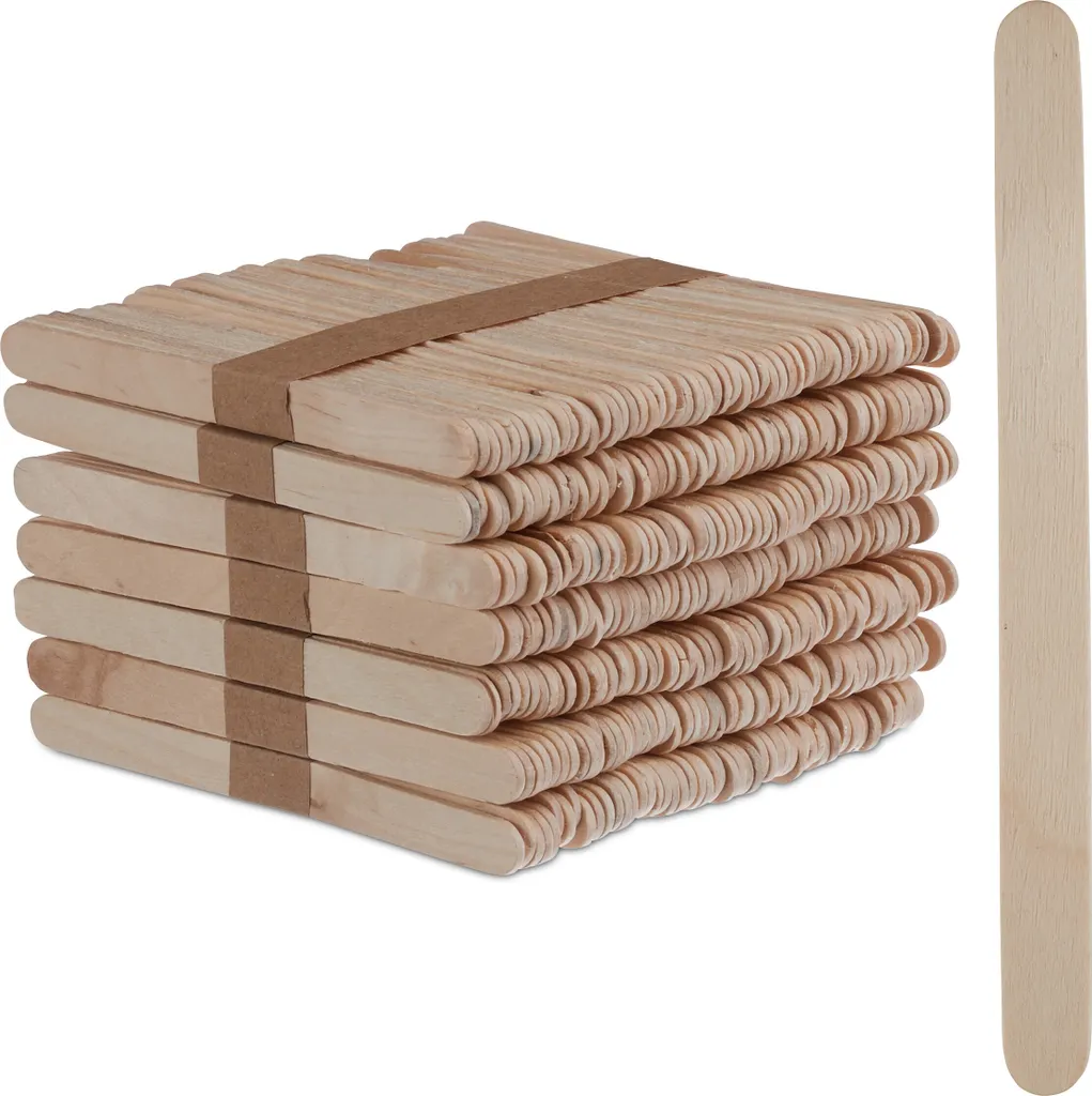 2000 Bastoncini Legno Lavoretti Bambini - Kit Creativo Relaxdays DIY