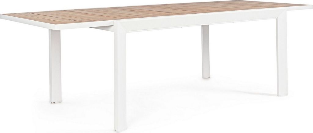 Ausziehtisch Belmar 160-240 x 100 x 75 cm Aluminium
