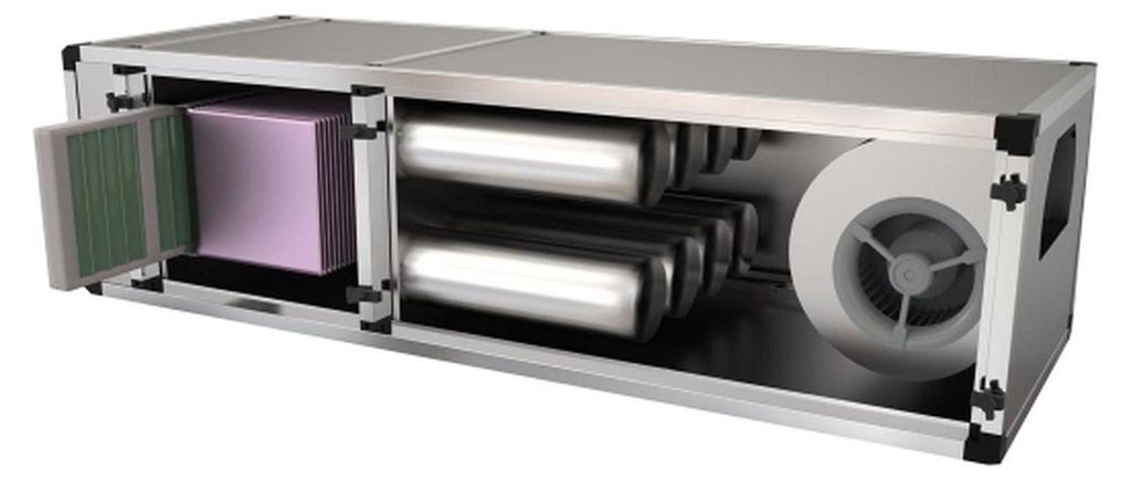 Výfukový systém Combisteel s výkonom 6500 m³/h a 400V Obrázok produktu 