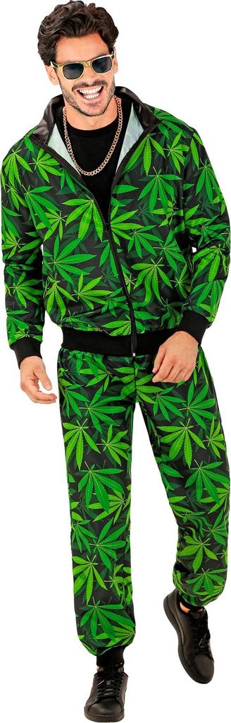 GANJA PARTY FASHION TRAININGSANZUG (Oberteil, Hose) Gr. XXL Produktbild 