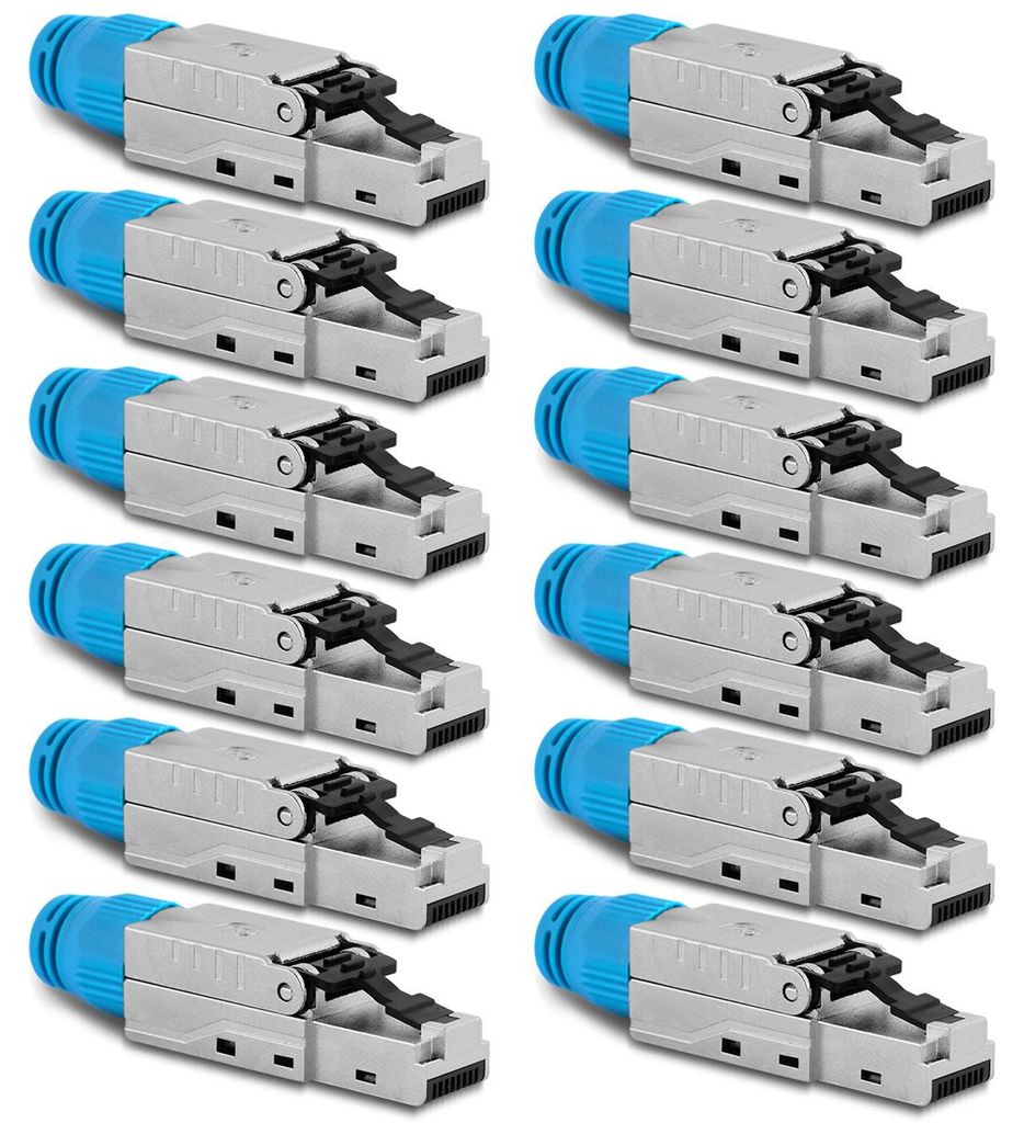 Netzwerkstecker Cat8 CAT8.1 RJ45 Stecker 12 Steckverbinder Produktbild 