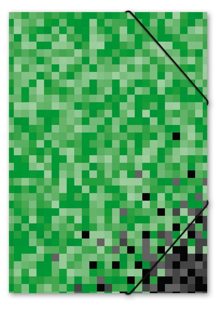 ITENGA Gummizugmappe Sammelmappe A4 PP Motiv PIXEL Produktbild 
