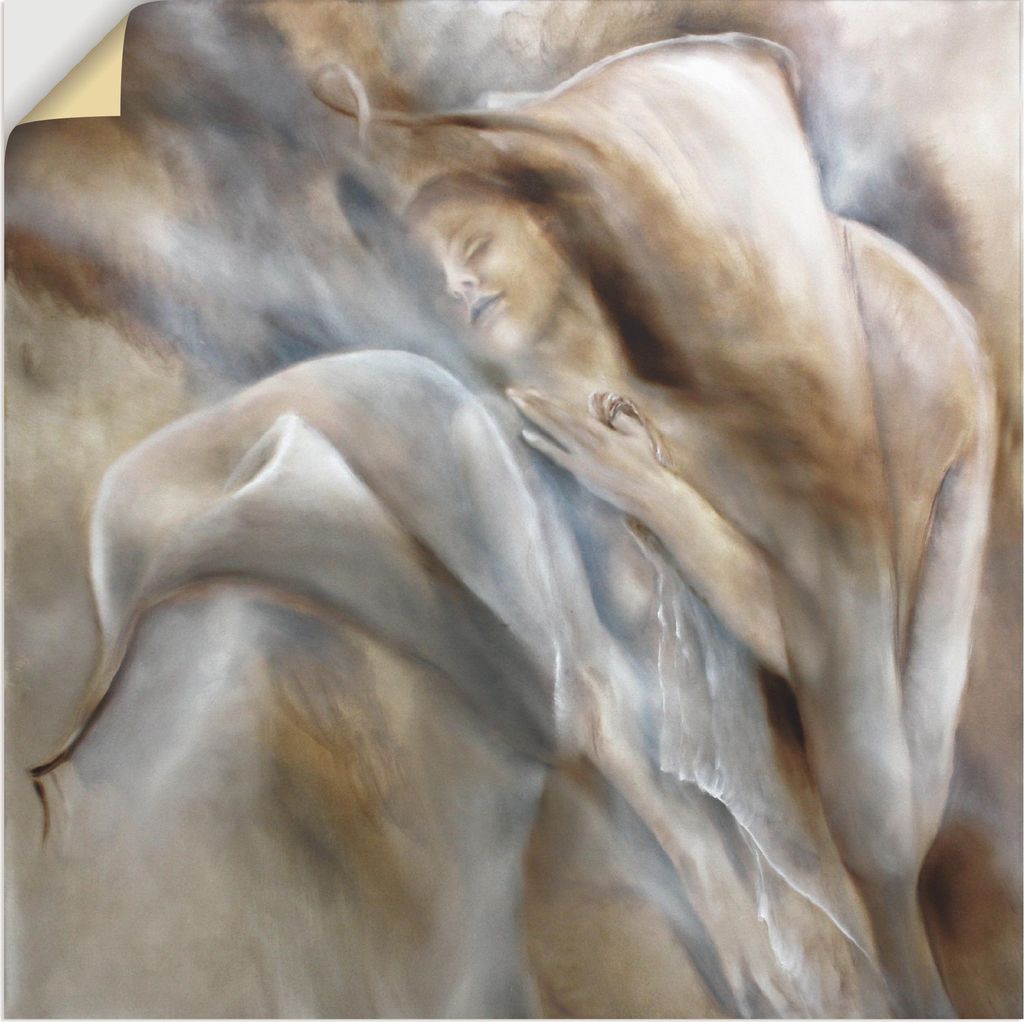 ARTland Wandbild, selbstklebend Hingabe Größe: 50x50 cm
