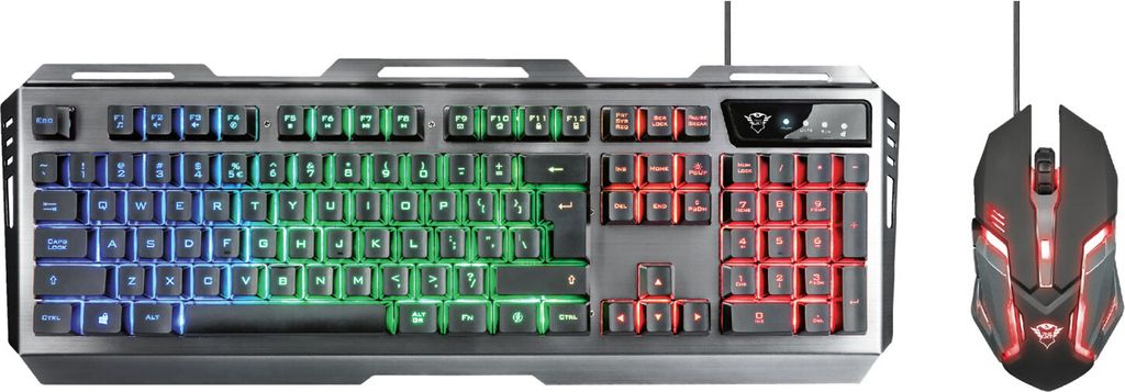 Clavier Trust GXT 845 Tural Gaming Combo, couleur : noir Image du produit 