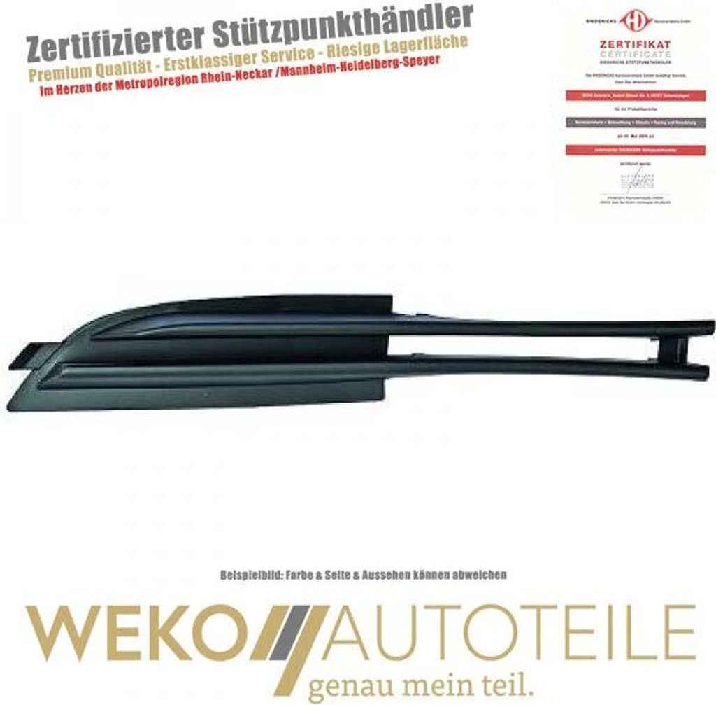 Lüftungsgitter Stoßstange rechts unten DIEDERICHS 1215242 für BMW