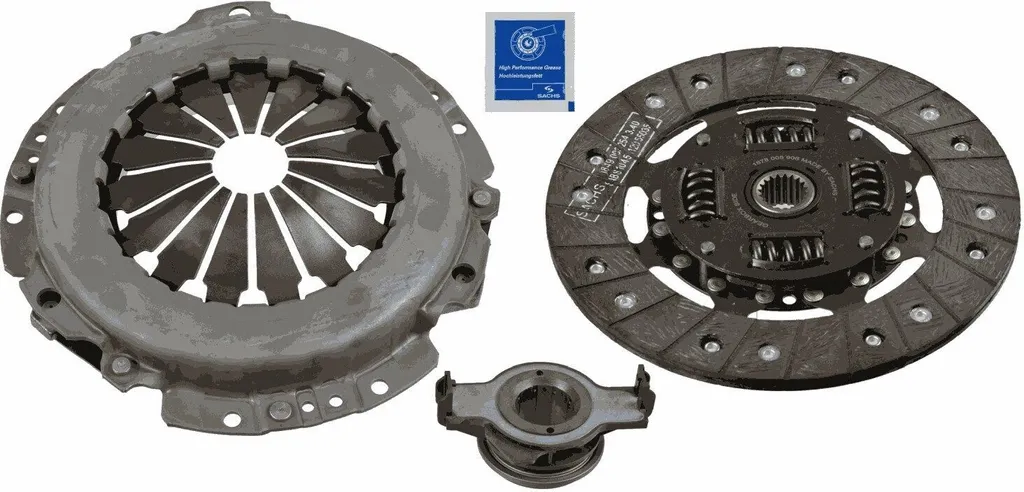 Kit d'embrayage SACHS 3000 951 072 pour Fiat Brava et Punto OE 71744470