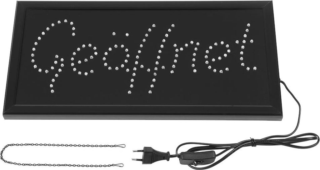 1pc großer helles LED -Ladenschilder