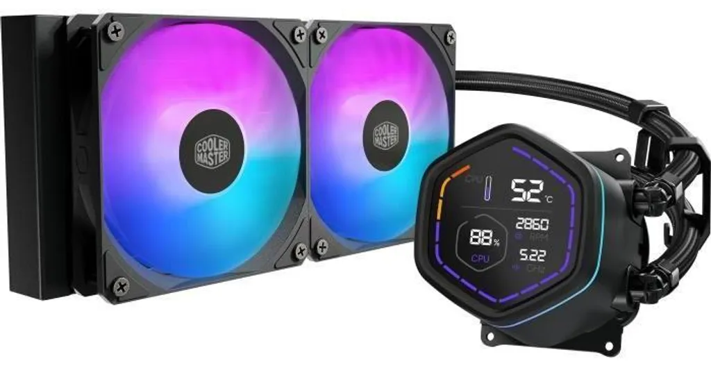 Refroidisseur Liquide MasterLiquid Core Nex 240 ARGB Performant et Silencieux