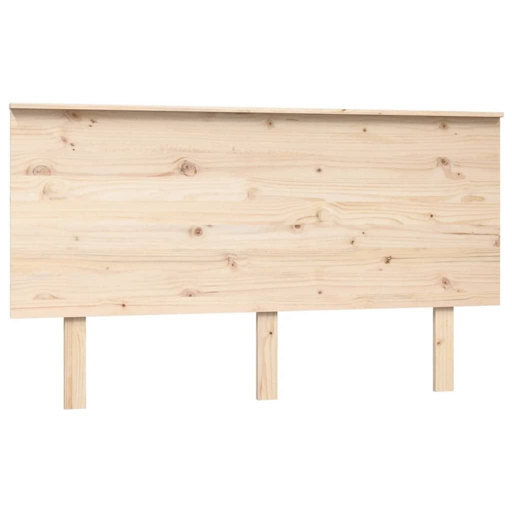 vidaXL Bett-Kopfteil 144x6x82,5 Massivholz Kiefer Produktbild 