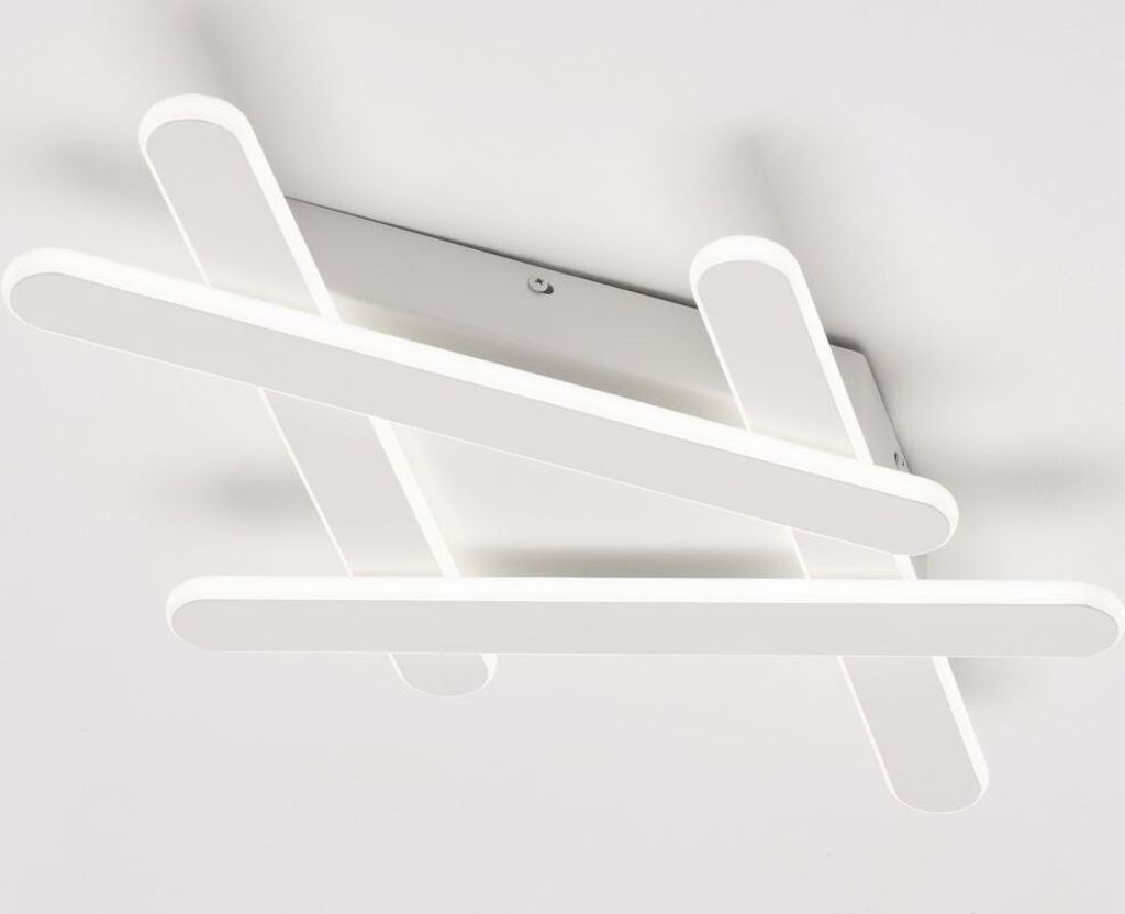 Nova Luce WILLOW LED Deckenleuchte Weiß 38W Warmweiss Produktbild 
