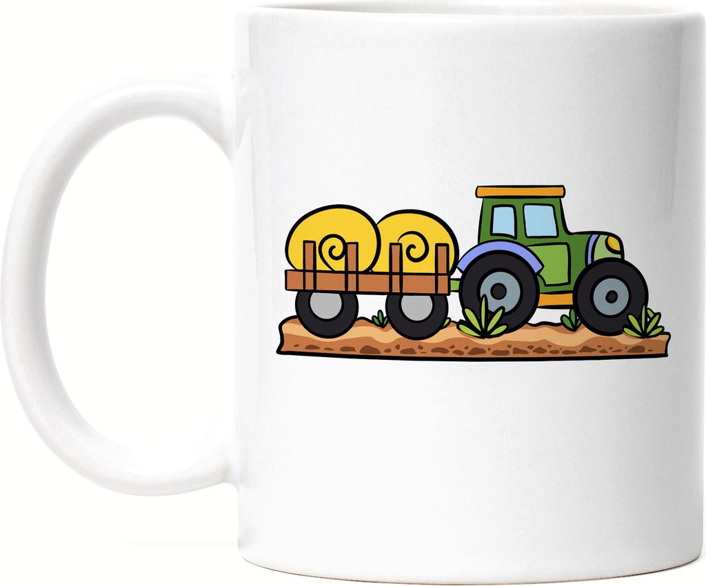 Trecker Tasse Für Trecker Fans Bauernhof Bauern Feld Landarbeit Landwirtschaft Traktor