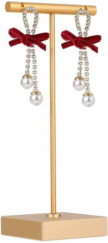 Support boucles d'oreilles doré métal mini : fini les bijoux emmêlés