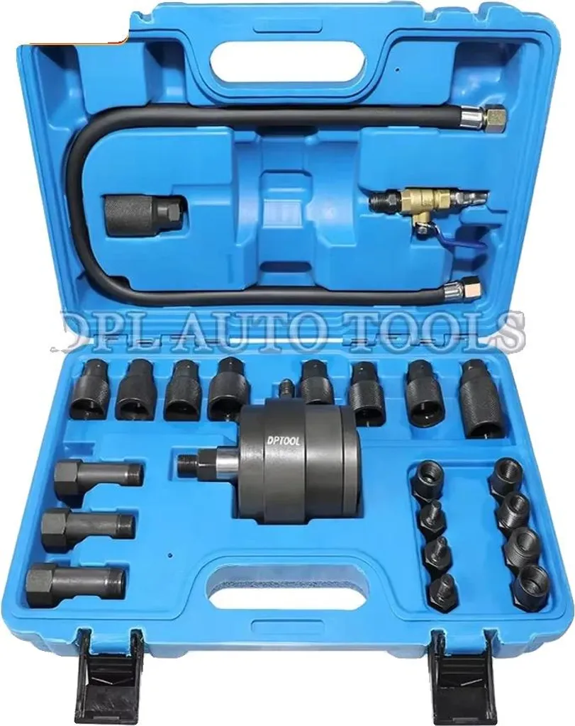 Kit d'Extracteur d'Injecteur Pneumatique en Acier avec Adaptateurs Divers