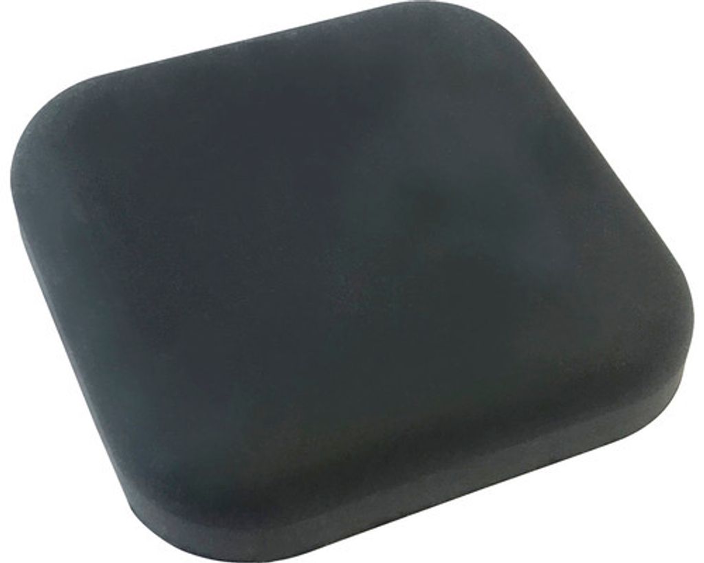 Dveřní zarážka 45x45mm, černá, 2 ks Obrázek produktu 