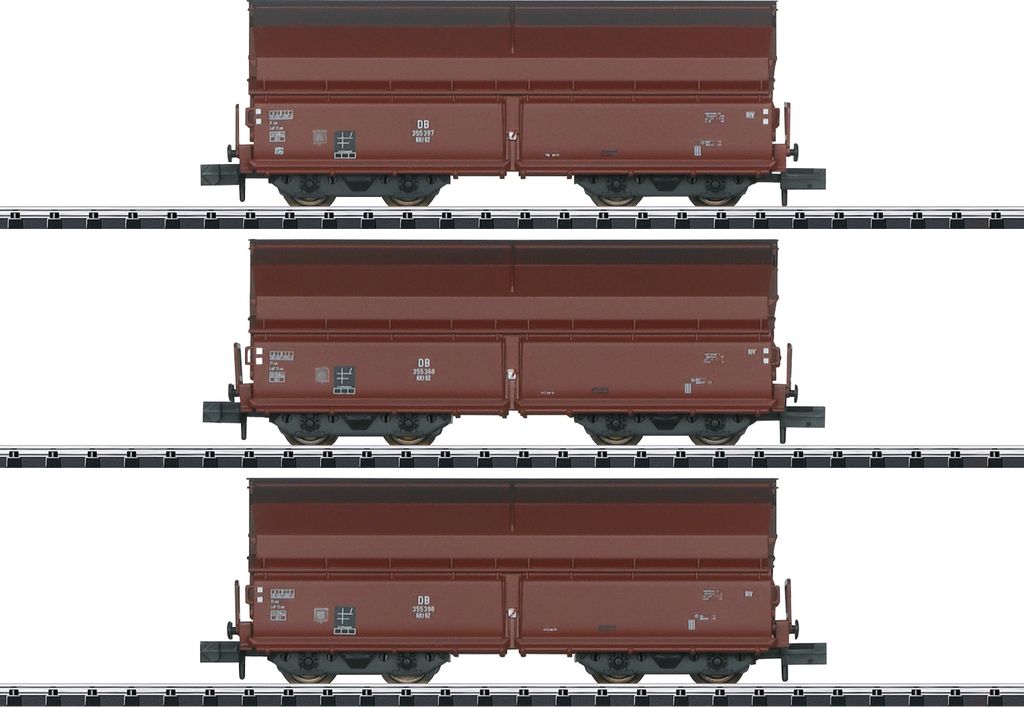Trix 18270 N 3er-Set Selbstentladewagen Kokstransport Teil 2 der DB