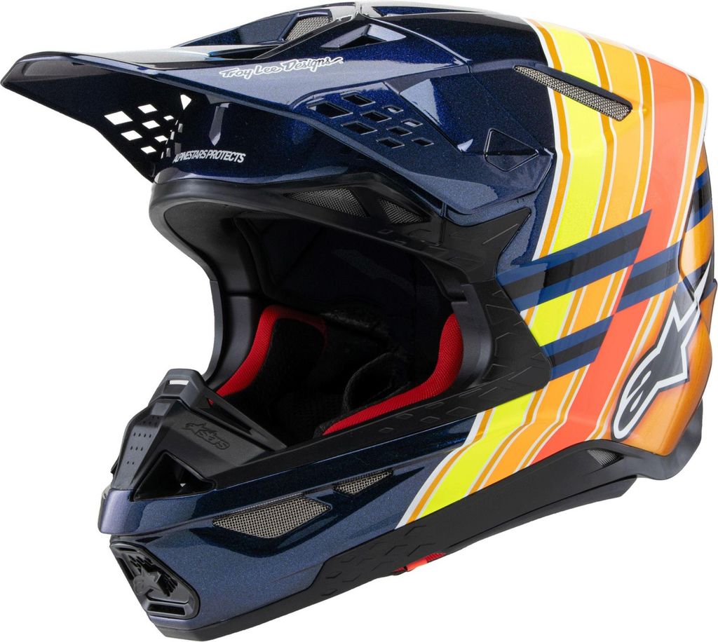 Alpinestars Helm S-M10 Tld25 Bl/Orange/Gelb
