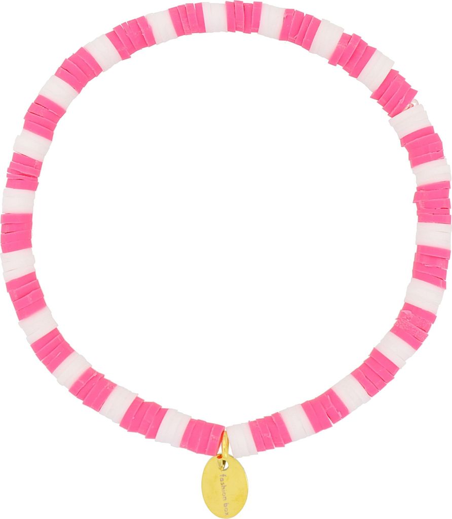Fashionbox Armband Metall 17cm pink 449060019 Produktbild 