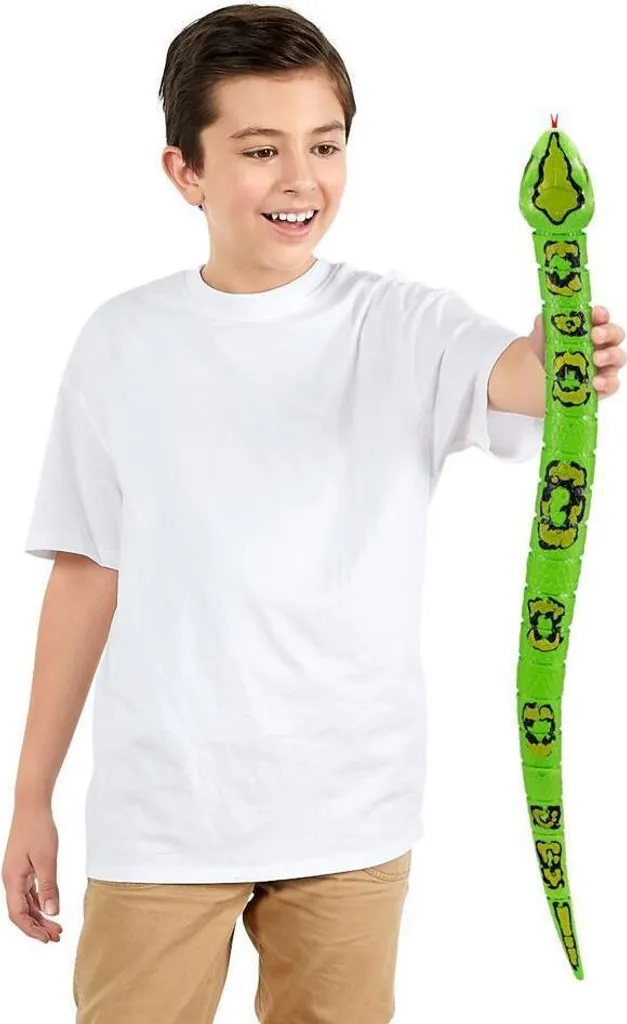 King Python Robo Alive Serpent Articulé de 80cm avec Gueule Lumineuse - 12