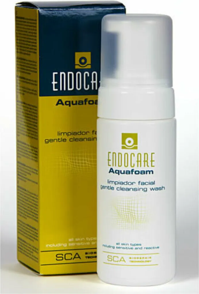 Endocare Aquafoam Nettoyant Visage à l'Eau de Mer Isotonique et Minéraux 125ml