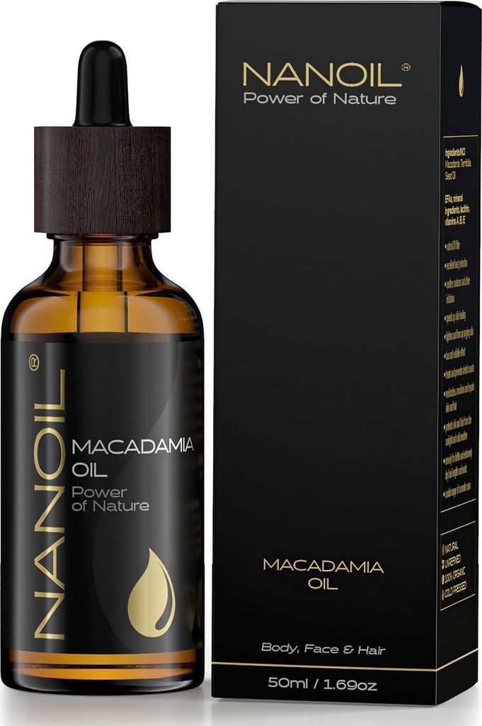 Nanoil Macadamia Oil Body, Face & Hair 50ml Produktbild 