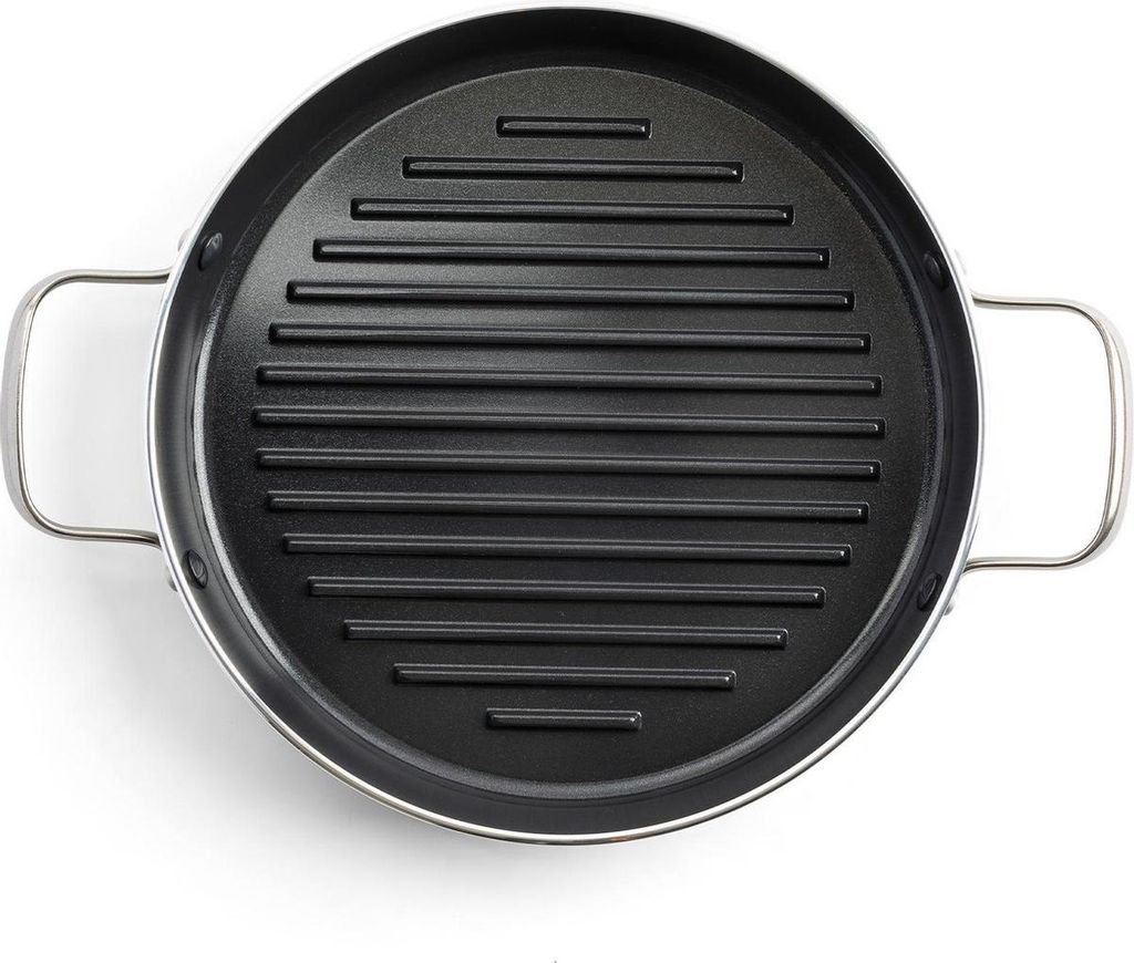 Dagelijkse Kost Keramik-Grillpfanne Ø28cm - PFAS-frei - 2 Griffe - Ofenfest bis 200°C