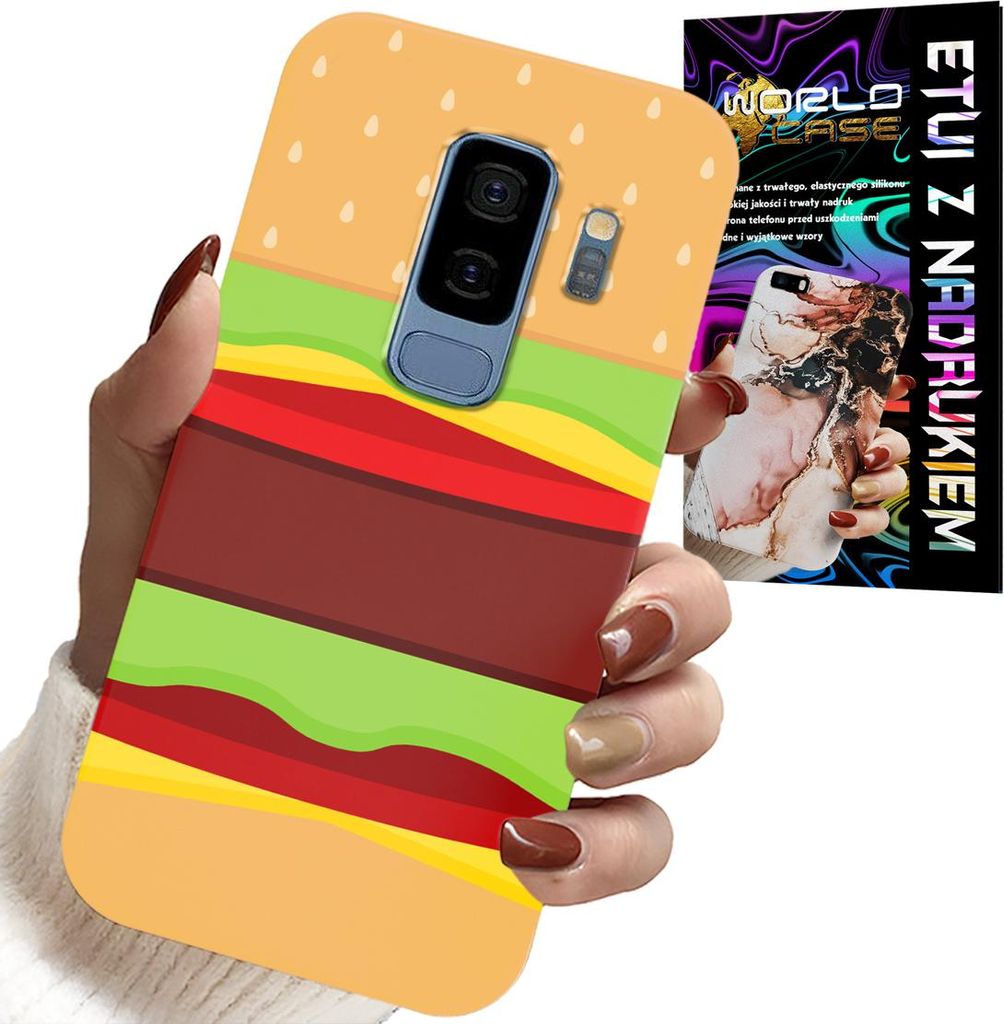 Fall Für Samsung Galaxy S9 Plus - Fall Burger Cheeseburger Geschenk Fall