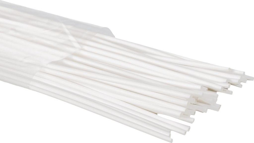 Schrumpfschlauch 2,4mm - Weiß - 50 Stück