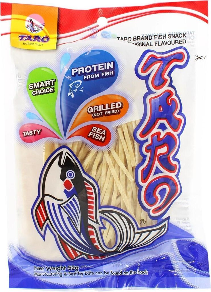 Taro Fisch Snack original in Streifen 52g (stinkt) Produktbild 