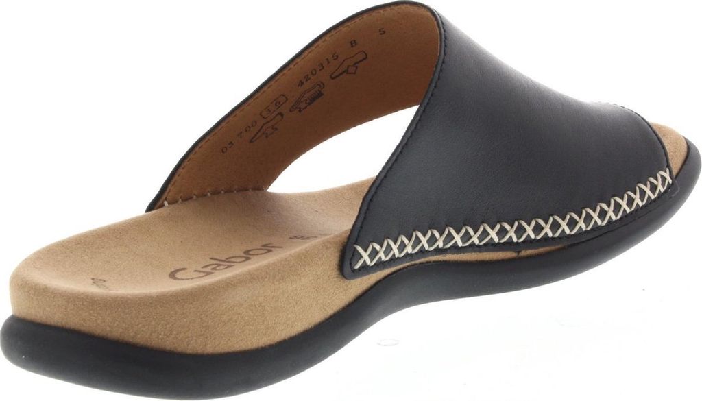 Gabor Shoes Zehensteg Schwarz Glattleder Größe: 39 Normal Produktbild 107