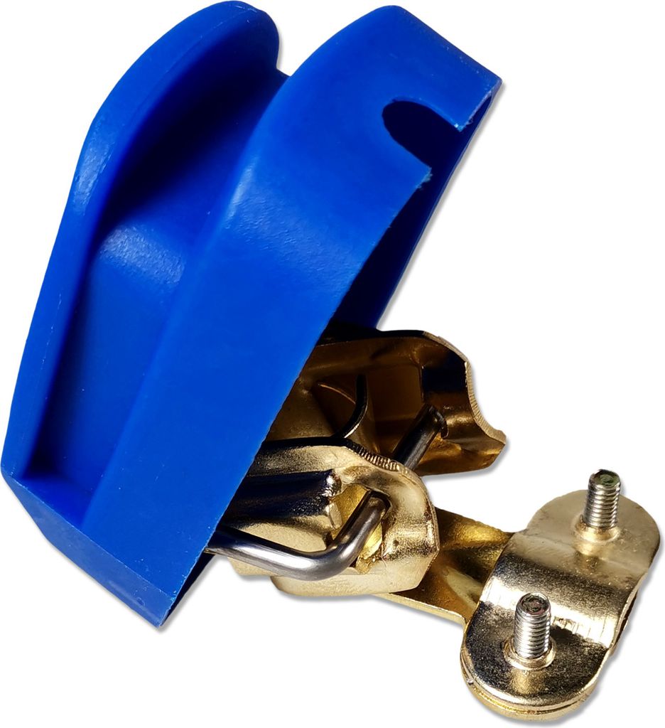 Batteriepolklemme Quick-Connect | Schraubklemme 8-35mm² | Blau | Negativ
