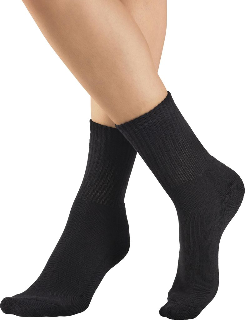H.I.S. Sportsocken 6 -teilig 6x schwarz Größe 47/48 Sockengröße