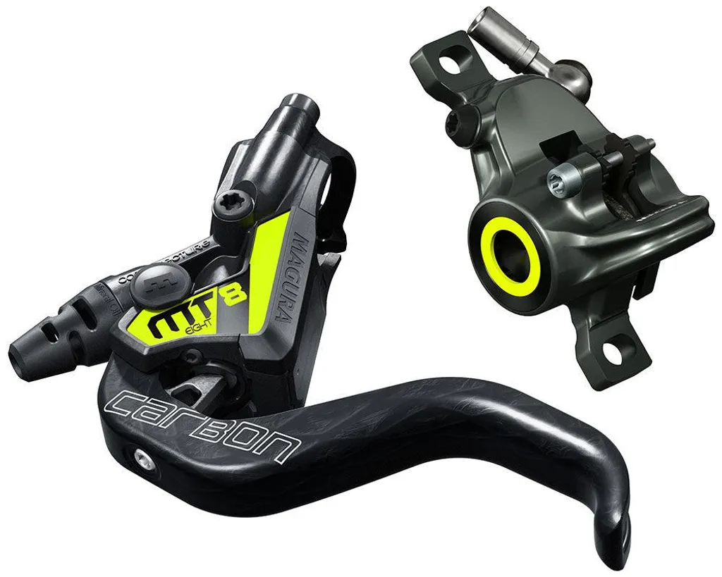 Frein Carbone Magura MT8 SL avec Levier HC 1 Doigt et Durite 2200 mm