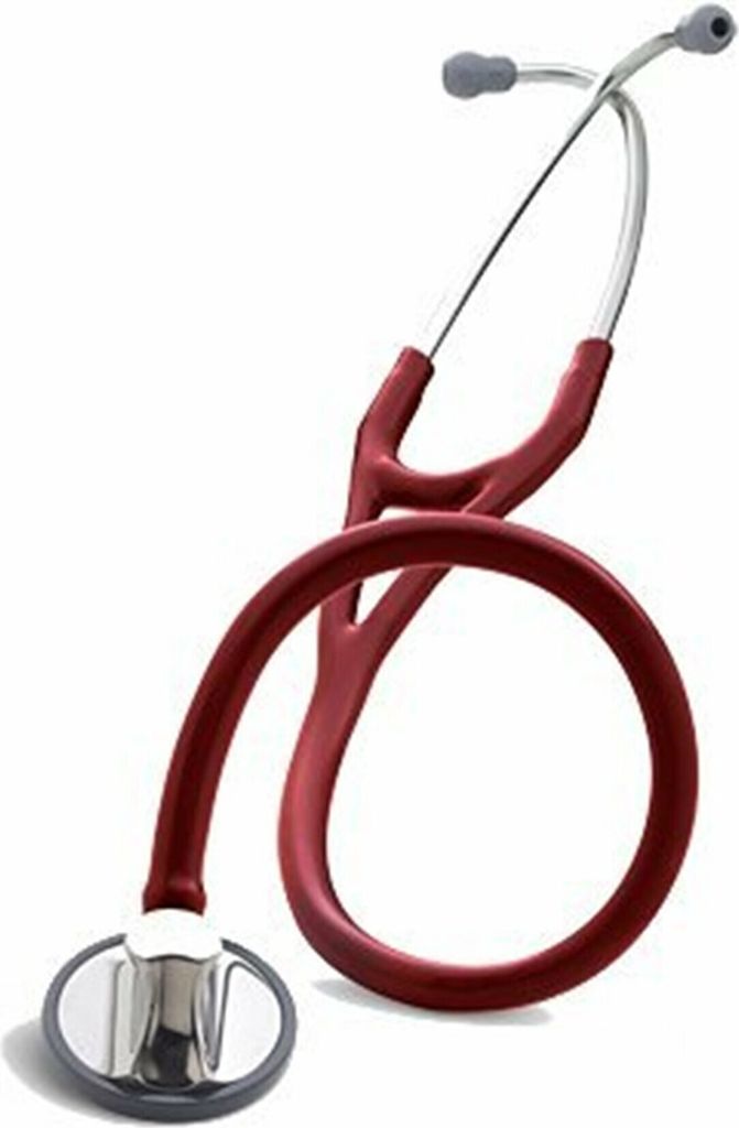 3M Littmann Master Cardiology 2163, kardiologisches Stethoskop, weinrot