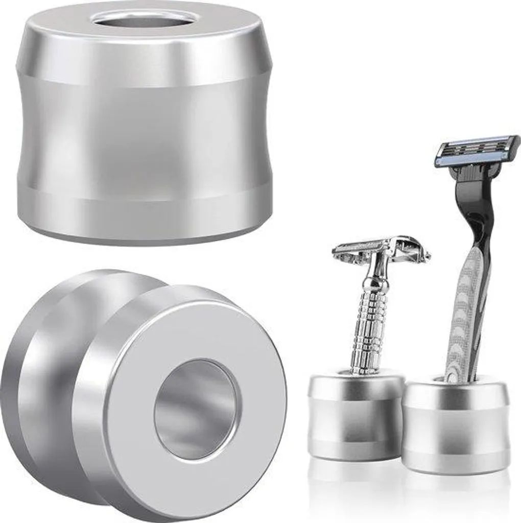 Support de douche en aluminium argenté 18,5 mm pour barre coulissante