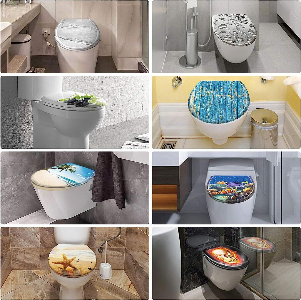 WC-Sitz mit Absenkautomatik Toilettendeckel Toilettensitz Produktbild 7