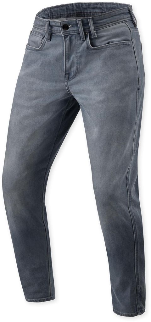 Revit Keegan Tapered Motorrad-Jeans, hellgrau, 32/32