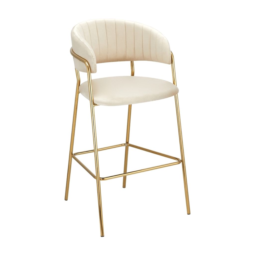 A single bar stool is shown against a white background.